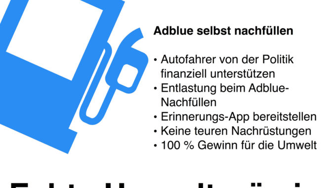 Diesel-Umrüstung – AdBlue selbst nachfüllen